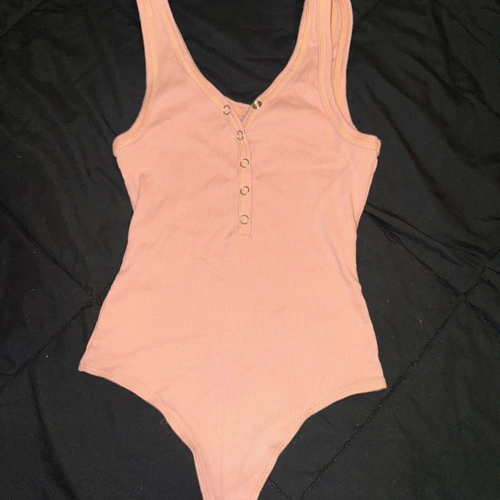 Pink Sleeveless bodysuit